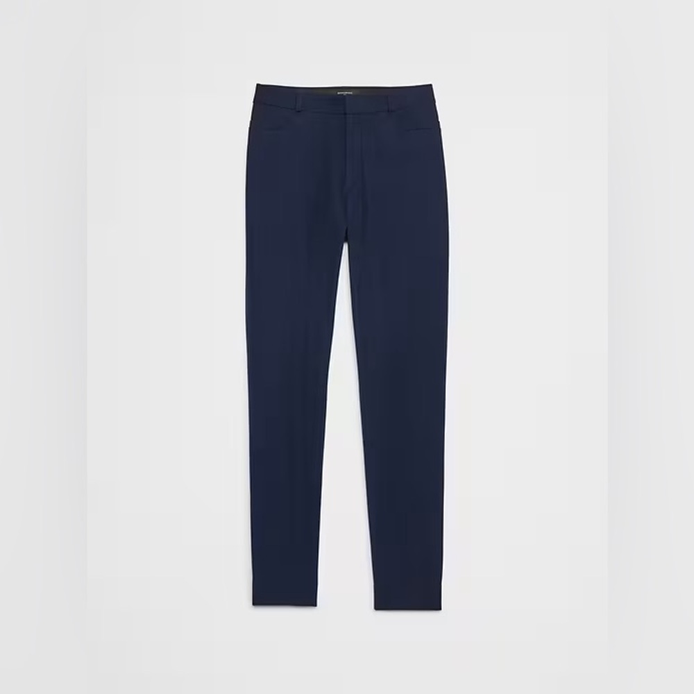 Banana Republic High Rise Sloan Straight Ankle Pants Navy NWT Size 6